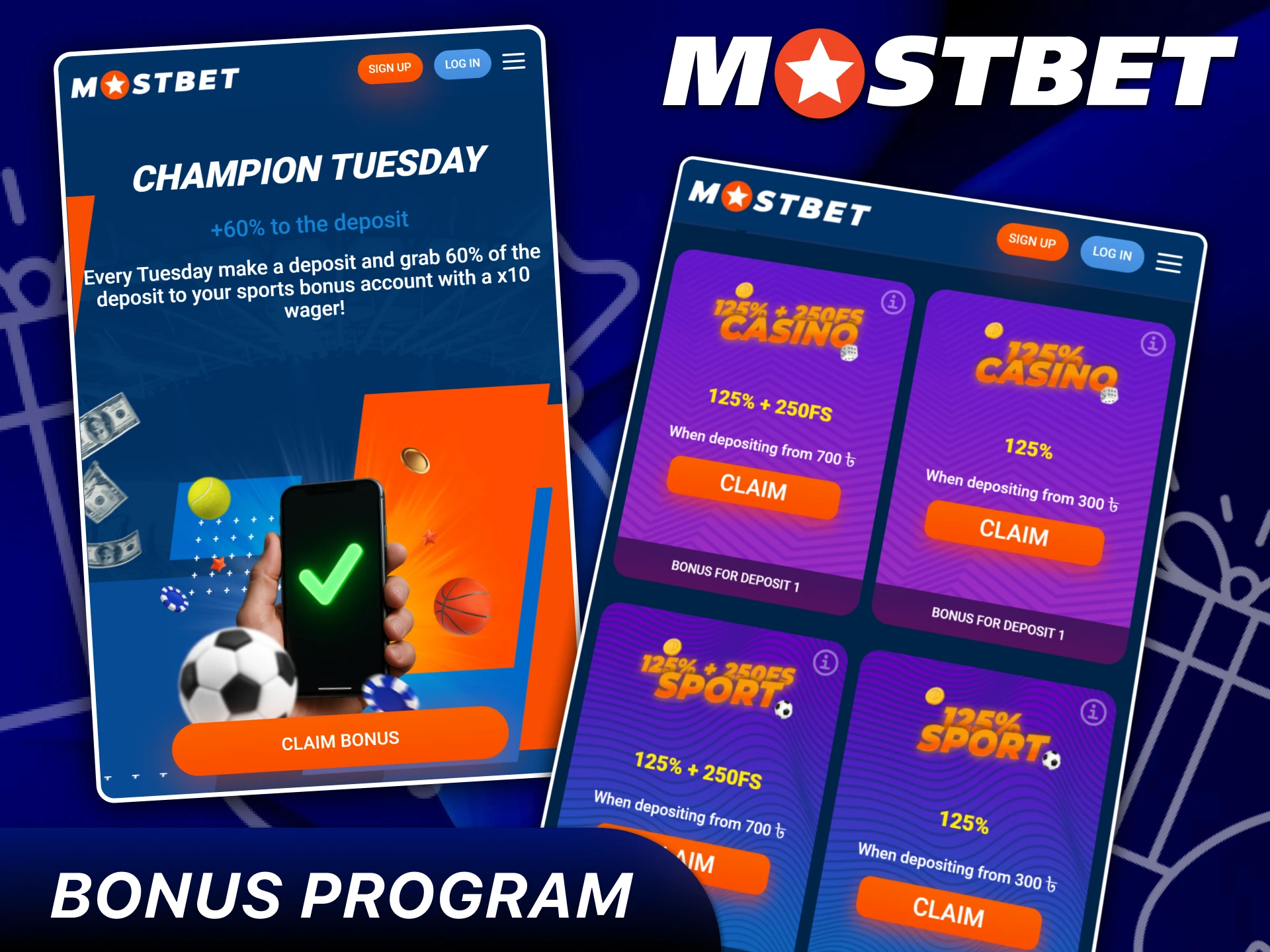 Explore the generous Mostbet Bonus Program benefits.