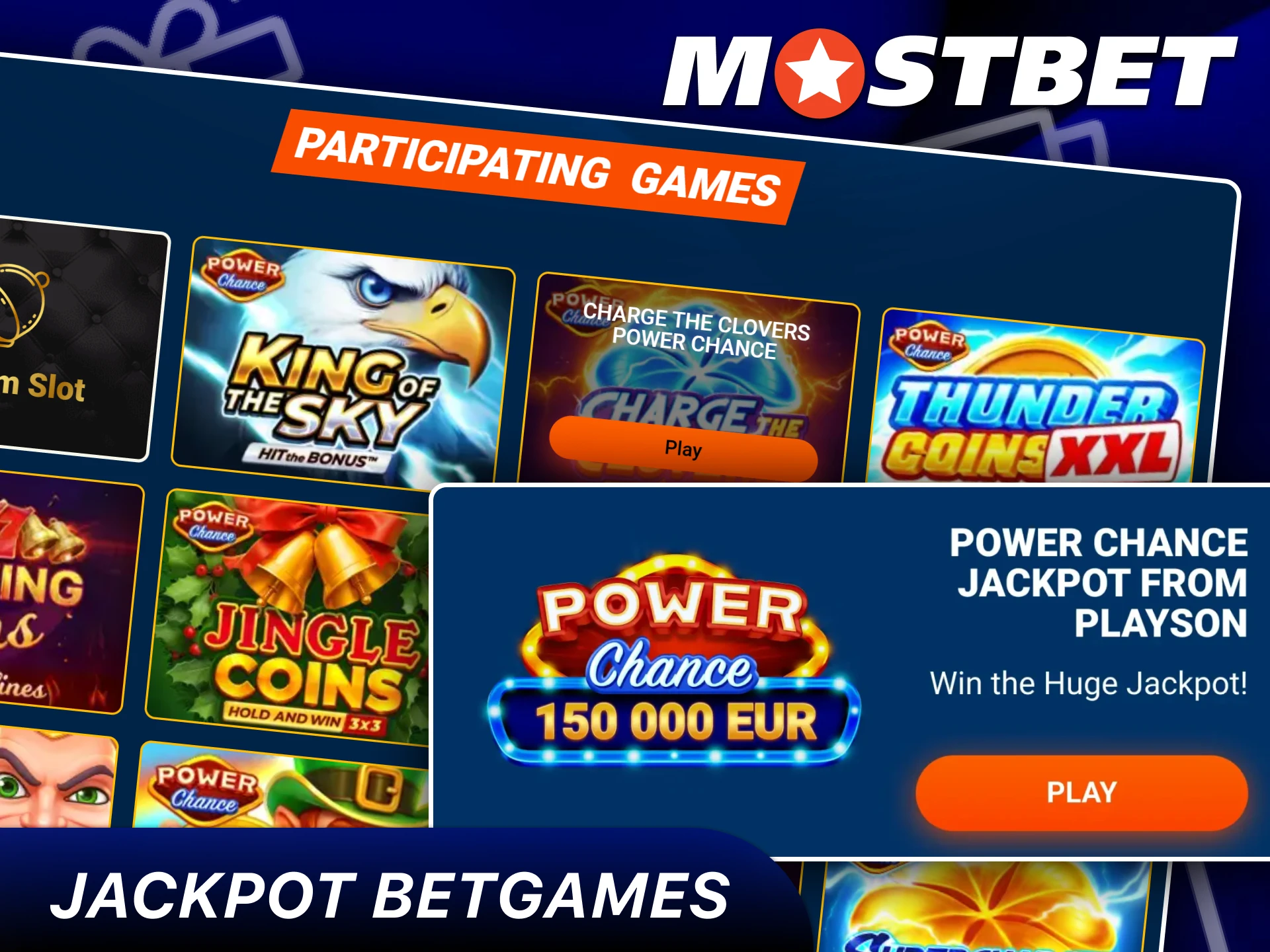 Bet to win the huge Mostbet Jackpot prize now.