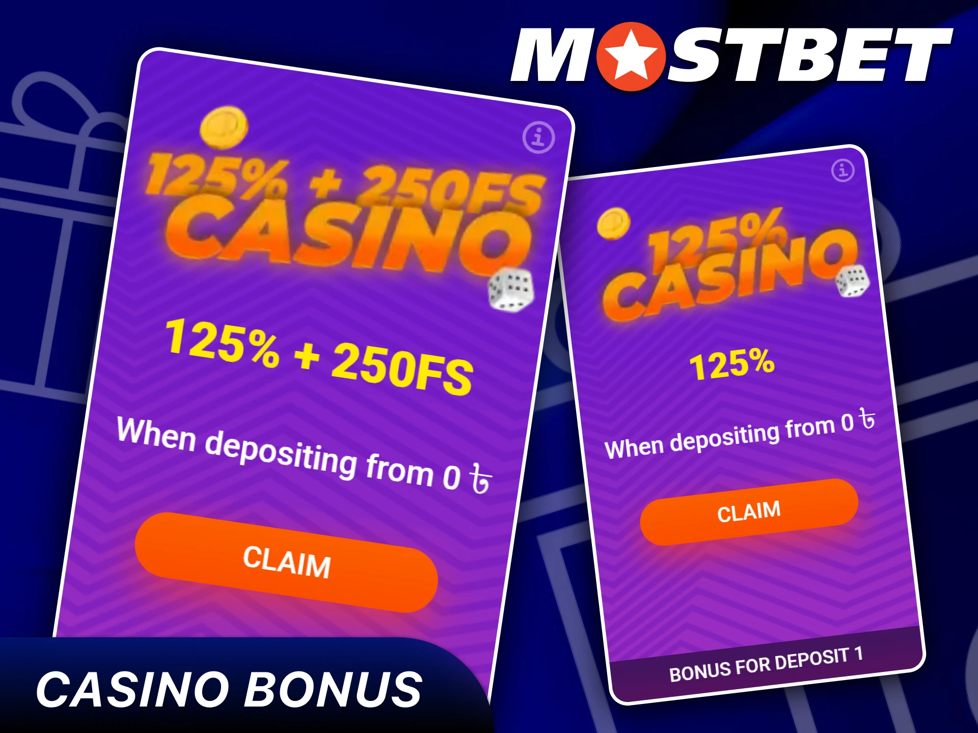 Get huge Casino Welcome Bonus from Mostbet Bangladesh.