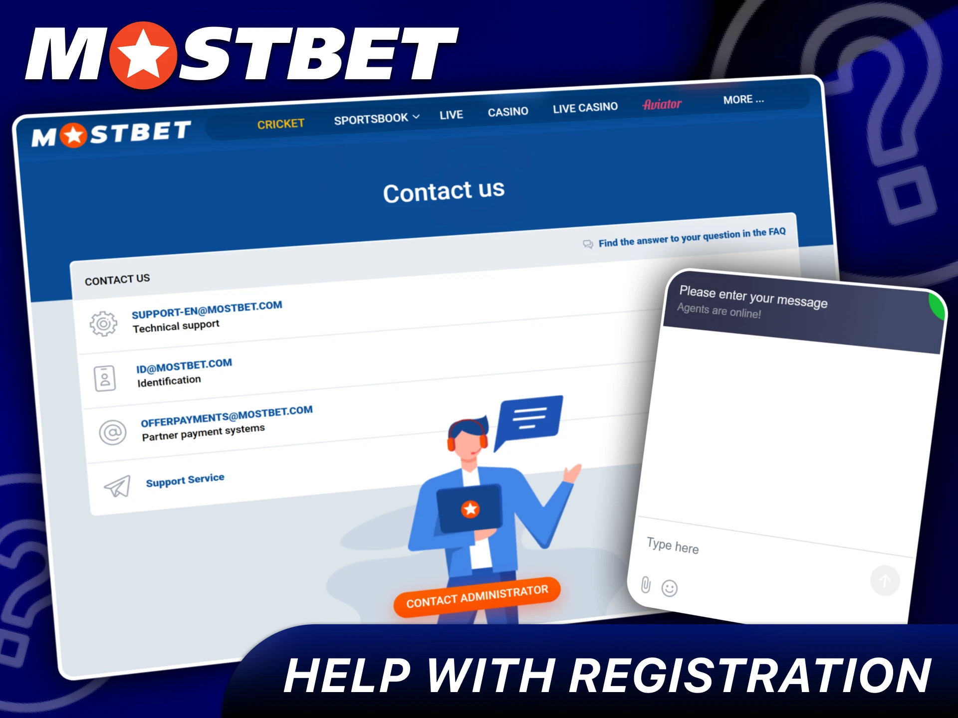 Get Help With Registration at Mostbet Bd now.