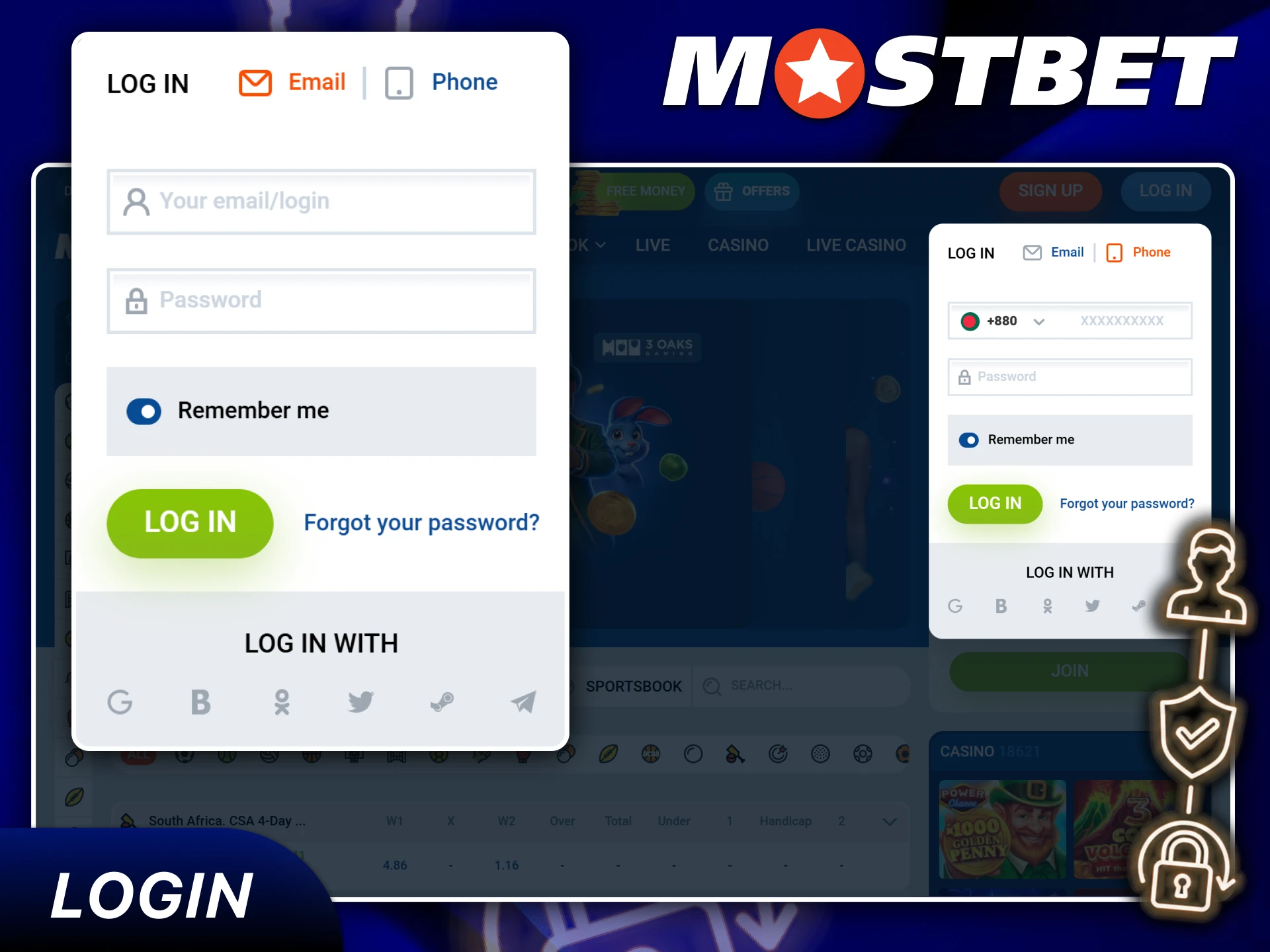Learn how to Login at Mostbet Bd safely.