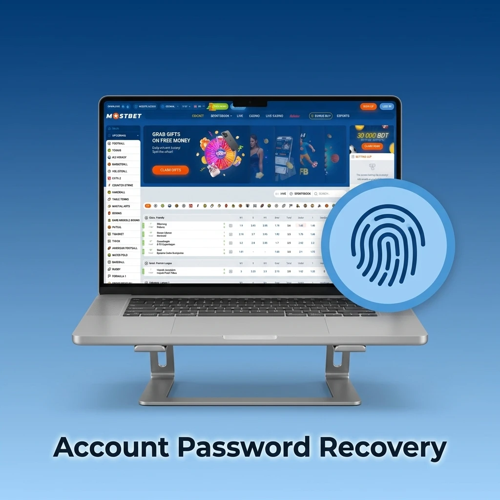 Step-by-step account password recovery guide showing forgot password link, reset code entry, and new password creation process