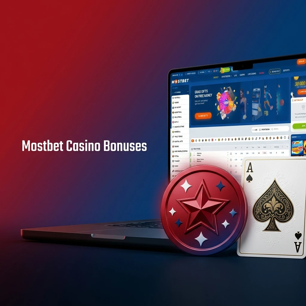 Mostbet Casino bonuses including welcome offer of 100% up to BDT 25,000, free spins, cashback, and VIP rewards
